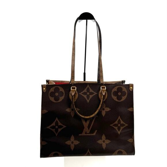 Louis Vuitton On the Go Brown and Light Brown Monogram Large Tote - Picture 13 of 13